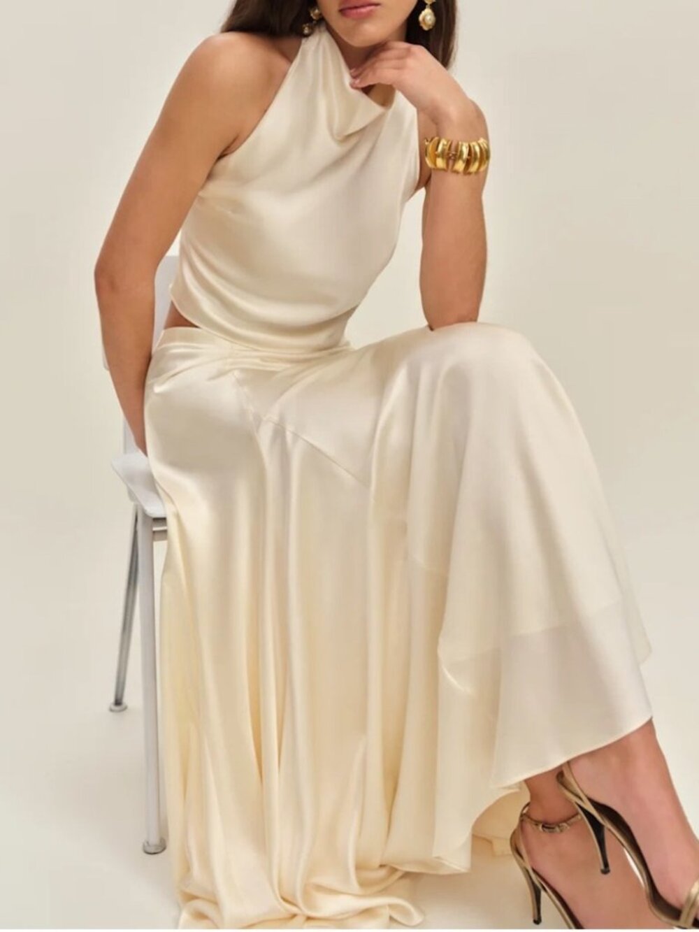 NEW NWT Reformation Sera Silk Two Piece